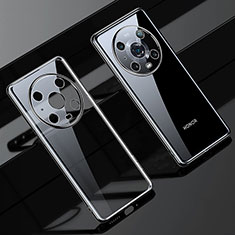 Custodia Silicone Trasparente Ultra Sottile Cover Morbida LD1 per Huawei Honor Magic4 Pro 5G Nero