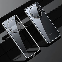 Custodia Silicone Trasparente Ultra Sottile Cover Morbida LD1 per Huawei Mate 60 Nero