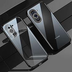 Custodia Silicone Trasparente Ultra Sottile Cover Morbida LD1 per Huawei Nova 10 Pro Nero