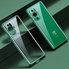 Custodia Silicone Trasparente Ultra Sottile Cover Morbida LD1 per Huawei Nova 11 Pro Verde
