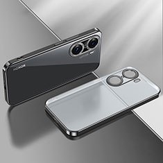 Custodia Silicone Trasparente Ultra Sottile Cover Morbida LD2 per Huawei Honor 60 5G Nero