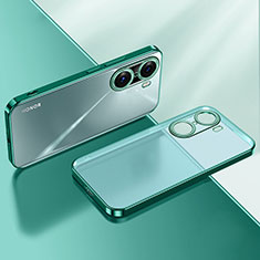 Custodia Silicone Trasparente Ultra Sottile Cover Morbida LD2 per Huawei Honor 60 5G Verde
