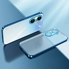 Custodia Silicone Trasparente Ultra Sottile Cover Morbida LD2 per Huawei Honor 60 Pro 5G Blu