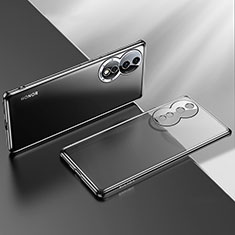 Custodia Silicone Trasparente Ultra Sottile Cover Morbida LD2 per Huawei Honor 80 5G Nero