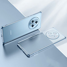 Custodia Silicone Trasparente Ultra Sottile Cover Morbida LD2 per Huawei Honor Magic5 5G Blu