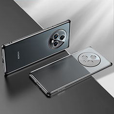 Custodia Silicone Trasparente Ultra Sottile Cover Morbida LD2 per Huawei Honor Magic5 5G Nero