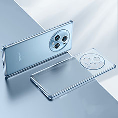 Custodia Silicone Trasparente Ultra Sottile Cover Morbida LD2 per Huawei Honor Magic5 Pro 5G Blu