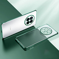 Custodia Silicone Trasparente Ultra Sottile Cover Morbida LD2 per Huawei Mate 50 Verde
