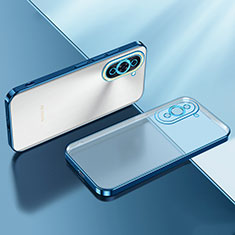 Custodia Silicone Trasparente Ultra Sottile Cover Morbida LD2 per Huawei Nova 10 Blu