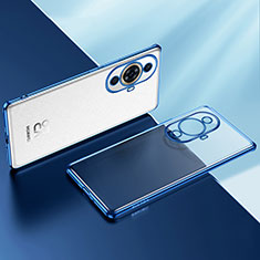 Custodia Silicone Trasparente Ultra Sottile Cover Morbida LD2 per Huawei Nova 11 Blu