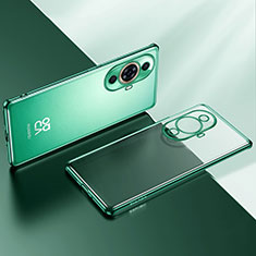 Custodia Silicone Trasparente Ultra Sottile Cover Morbida LD2 per Huawei Nova 11 Verde