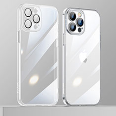 Custodia Silicone Trasparente Ultra Sottile Cover Morbida LD3 per Apple iPhone 14 Pro Max Chiaro