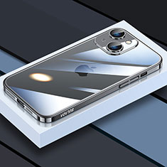 Custodia Silicone Trasparente Ultra Sottile Cover Morbida LD4 per Apple iPhone 14 Nero