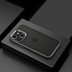 Custodia Silicone Trasparente Ultra Sottile Cover Morbida LD8 per Apple iPhone 14 Nero