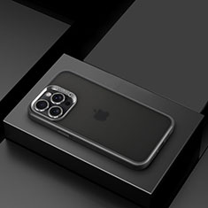 Custodia Silicone Trasparente Ultra Sottile Cover Morbida LD8 per Apple iPhone 14 Pro Nero