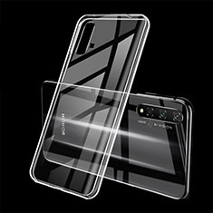 Custodia Silicone Trasparente Ultra Sottile Cover Morbida S01 per Huawei Honor 20 Chiaro