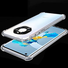 Custodia Silicone Trasparente Ultra Sottile Cover Morbida S01 per Huawei Mate 40E 5G Chiaro