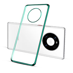 Custodia Silicone Trasparente Ultra Sottile Cover Morbida S01 per Huawei Mate 40E Pro 4G Verde