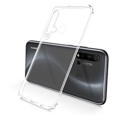 Custodia Silicone Trasparente Ultra Sottile Cover Morbida S01 per Huawei Nova 5i Chiaro