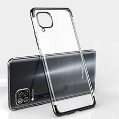 Custodia Silicone Trasparente Ultra Sottile Cover Morbida S01 per Huawei P40 Lite Nero