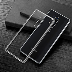 Custodia Silicone Trasparente Ultra Sottile Cover Morbida S01 per OnePlus 8 Pro Chiaro
