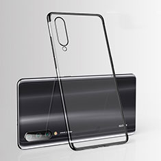 Custodia Silicone Trasparente Ultra Sottile Cover Morbida S01 per Xiaomi Mi A3 Nero