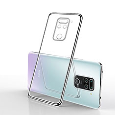 Custodia Silicone Trasparente Ultra Sottile Cover Morbida S01 per Xiaomi Redmi 10X 4G Argento