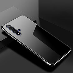 Custodia Silicone Trasparente Ultra Sottile Cover Morbida S02 per Huawei Honor 20S Nero