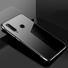 Custodia Silicone Trasparente Ultra Sottile Cover Morbida S02 per Huawei P Smart+ Plus (2019) Nero