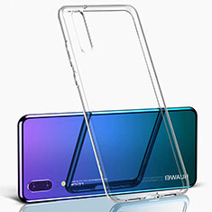 Custodia Silicone Trasparente Ultra Sottile Cover Morbida S02 per Huawei P20 Chiaro