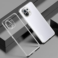 Custodia Silicone Trasparente Ultra Sottile Cover Morbida S02 per Xiaomi Mi 11 Lite 4G Chiaro