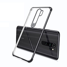 Custodia Silicone Trasparente Ultra Sottile Cover Morbida S02 per Xiaomi Redmi Note 8 Pro Nero