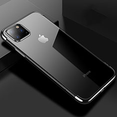 Custodia Silicone Trasparente Ultra Sottile Cover Morbida S03 per Apple iPhone 11 Pro Max Nero