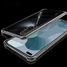Custodia Silicone Trasparente Ultra Sottile Cover Morbida S03 per Huawei Nova 6 5G Chiaro