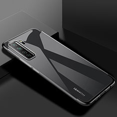 Custodia Silicone Trasparente Ultra Sottile Cover Morbida S03 per Huawei Nova 7 SE 5G Nero