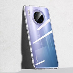 Custodia Silicone Trasparente Ultra Sottile Cover Morbida S04 per Huawei Mate 30 5G Chiaro