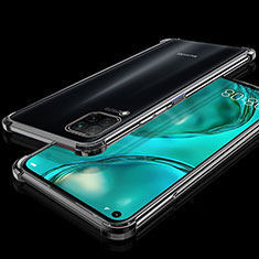 Custodia Silicone Trasparente Ultra Sottile Cover Morbida S04 per Huawei Nova 6 SE Nero