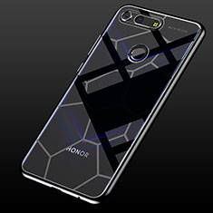 Custodia Silicone Trasparente Ultra Sottile Cover Morbida S05 per Huawei Honor V20 Nero