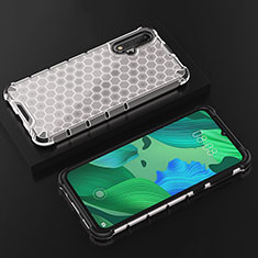 Custodia Silicone Trasparente Ultra Sottile Cover Morbida S08 per Huawei Nova 5 Chiaro