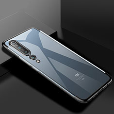 Custodia Silicone Trasparente Ultra Sottile Cover Morbida S2 per Xiaomi Mi 10 Nero