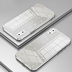 Custodia Silicone Trasparente Ultra Sottile Cover Morbida SY1 per Apple iPhone X Chiaro