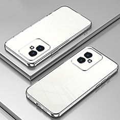 Custodia Silicone Trasparente Ultra Sottile Cover Morbida SY1 per Huawei Honor 100 5G Argento