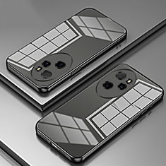Custodia Silicone Trasparente Ultra Sottile Cover Morbida SY1 per Huawei Honor 100 Pro 5G Nero