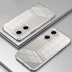 Custodia Silicone Trasparente Ultra Sottile Cover Morbida SY1 per Huawei Honor 60 5G Chiaro