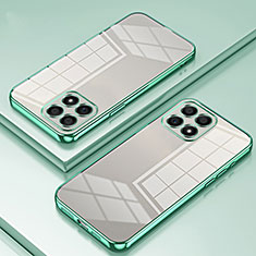 Custodia Silicone Trasparente Ultra Sottile Cover Morbida SY1 per Huawei Honor X30i Verde