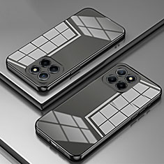 Custodia Silicone Trasparente Ultra Sottile Cover Morbida SY1 per Huawei Honor X6 Nero