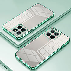 Custodia Silicone Trasparente Ultra Sottile Cover Morbida SY1 per Huawei Honor X6 Verde