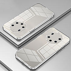 Custodia Silicone Trasparente Ultra Sottile Cover Morbida SY1 per Huawei Mate 40 RS Chiaro