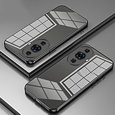 Custodia Silicone Trasparente Ultra Sottile Cover Morbida SY1 per Huawei Nova 11 Nero