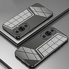 Custodia Silicone Trasparente Ultra Sottile Cover Morbida SY1 per Huawei Nova 11 Pro Nero
